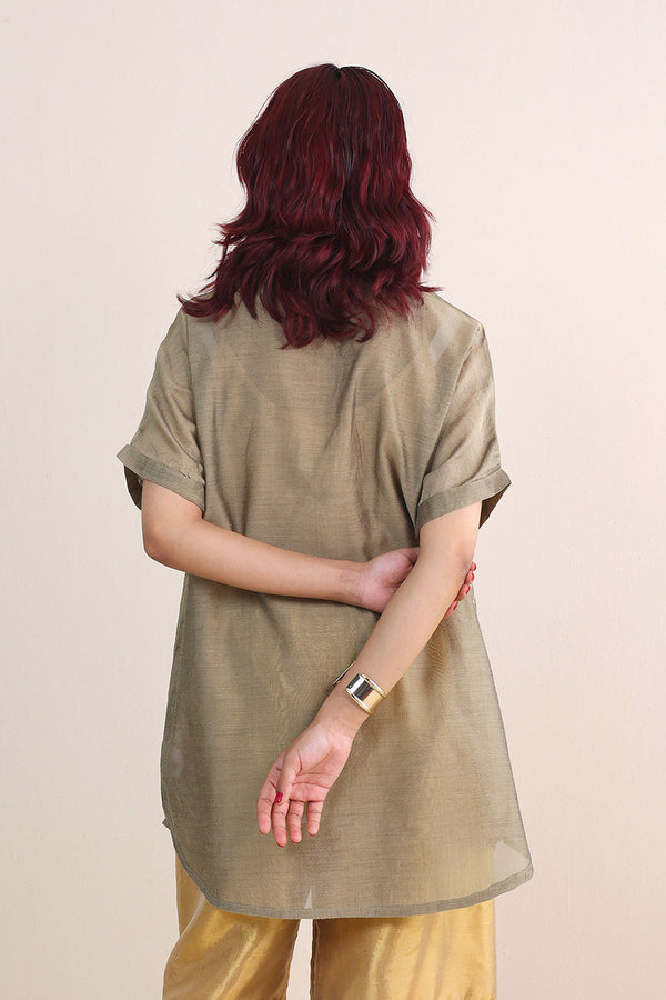 Fleur Amour Chanderi Blend Top