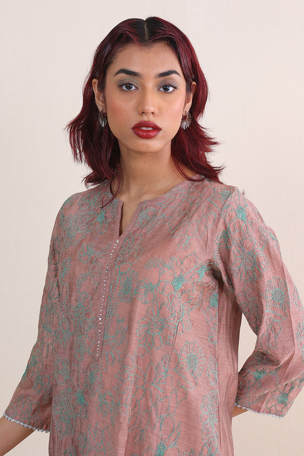 Fleur Amour Embroidered Shirt