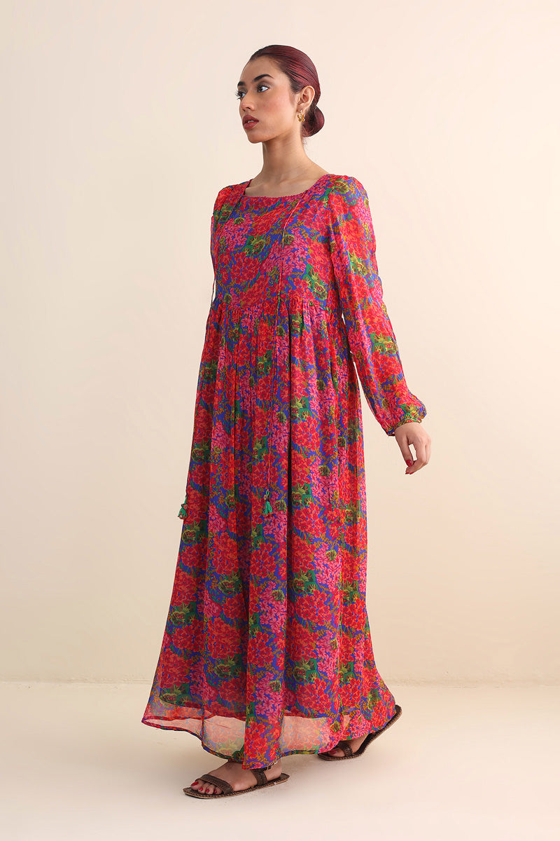 Mix Tape Chiffon Dress