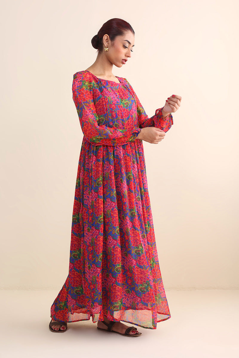 Mix Tape Chiffon Dress