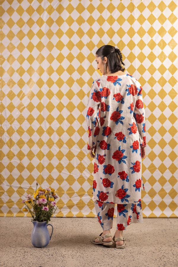 Embroidered Rosa Ensemble