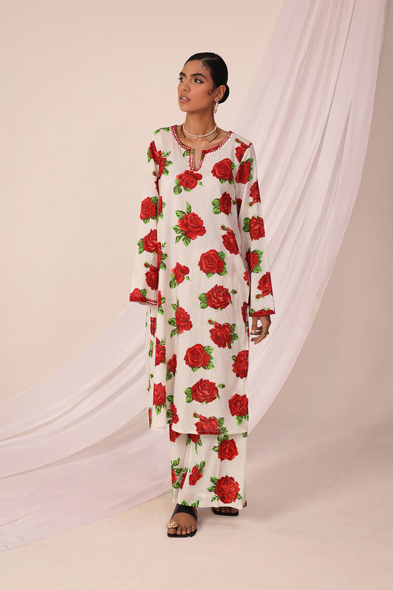 Embroidered Rosa Ensemble