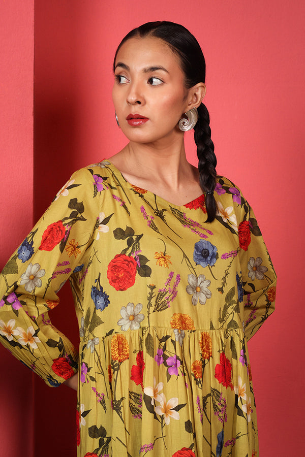 Wild Flower Cascade Frock