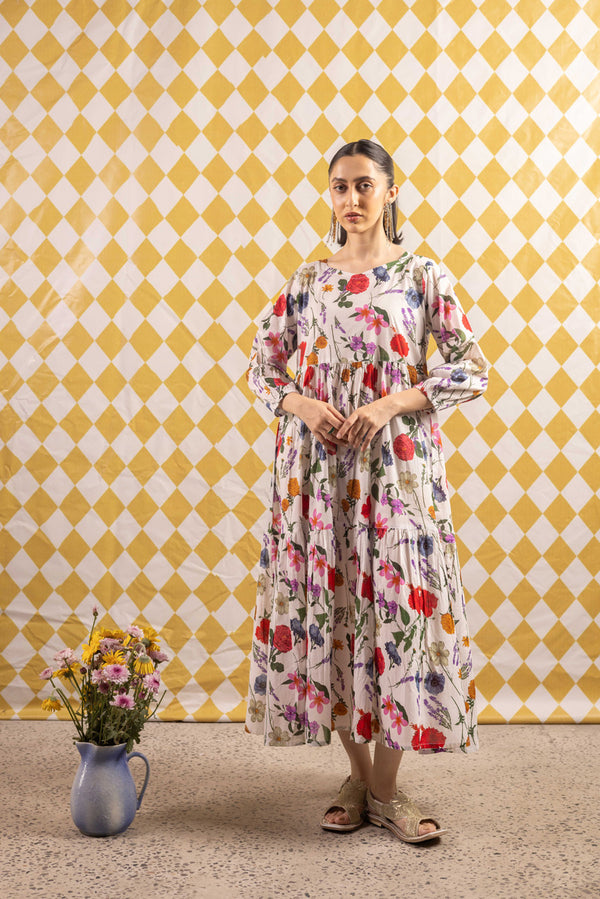 Wild Flower Cascade Frock