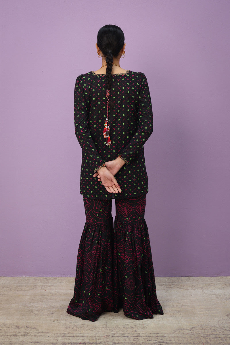 Bandhani Bliss Gharara Set