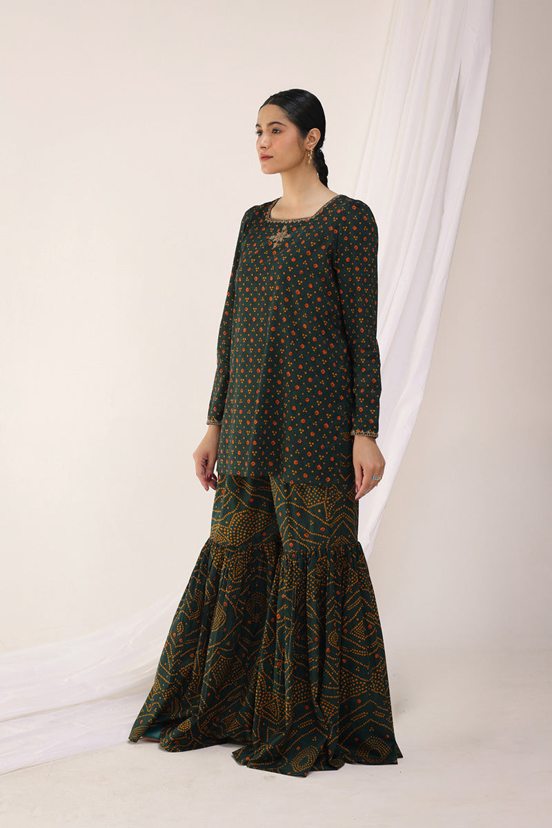 Bandhani Bliss Gharara Set
