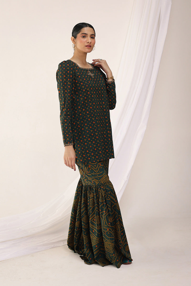 Bandhani Bliss Gharara Set