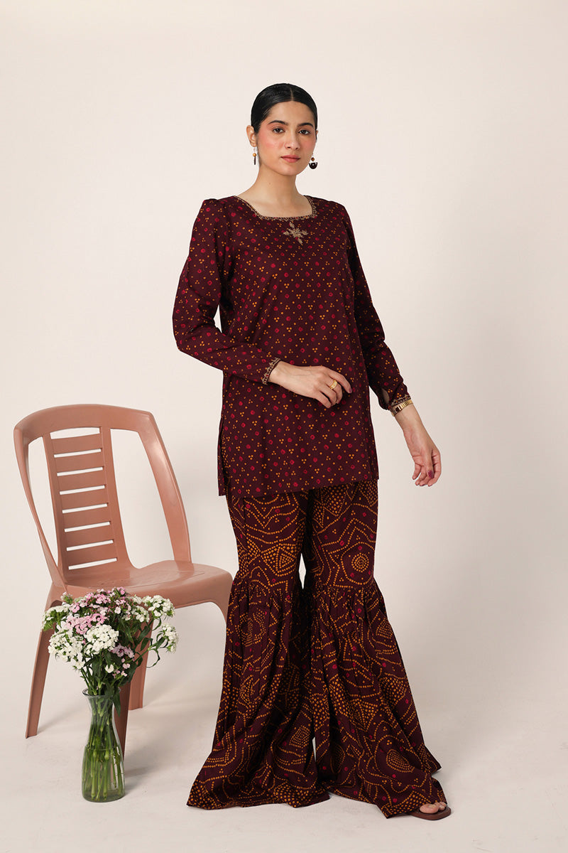 Bandhani Bliss Gharara Set