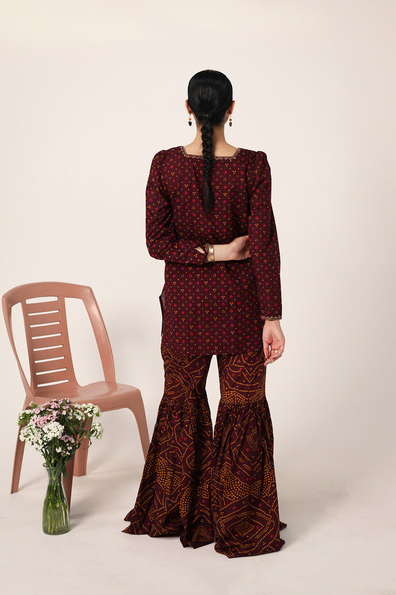 Bandhani Bliss Gharara Set