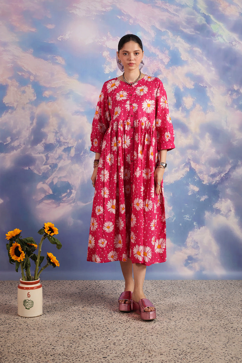 Essence of Pure Sunflowers Frock