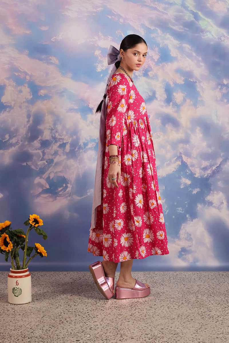 Essence of Pure Sunflowers Frock