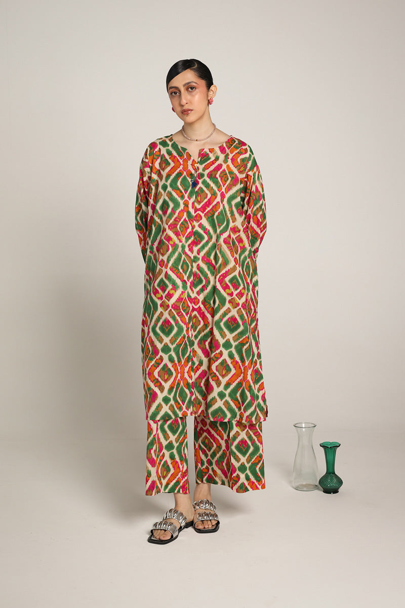 Ikkat Tapestry Dual-Set