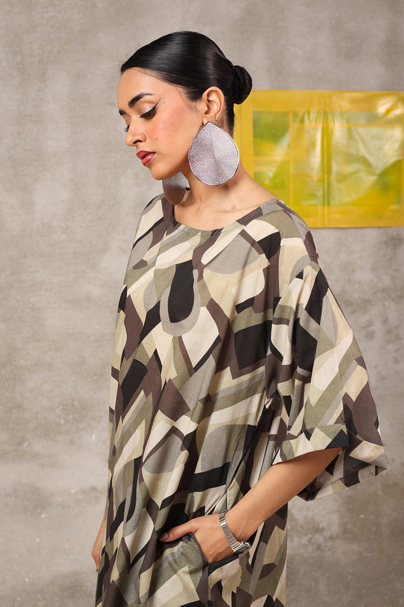 Abstract Retro Groove Top