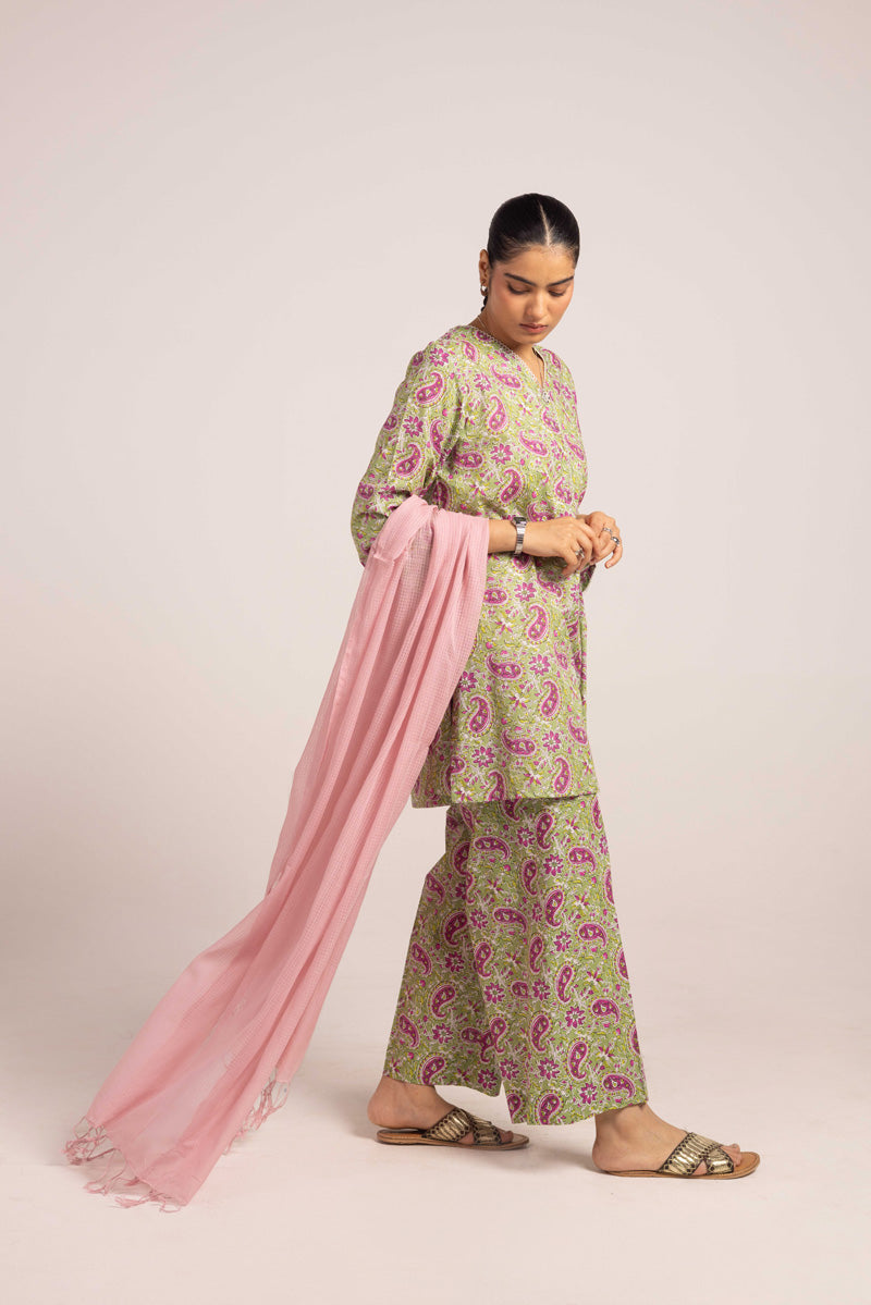 Kalamkari Kurta Co-Ord Set