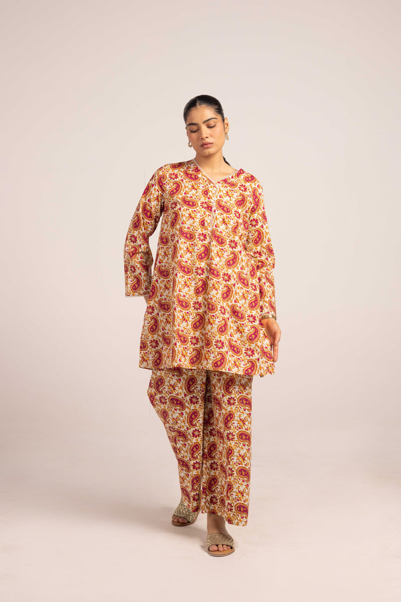 Kalamkari Kurta Co-Ord Set