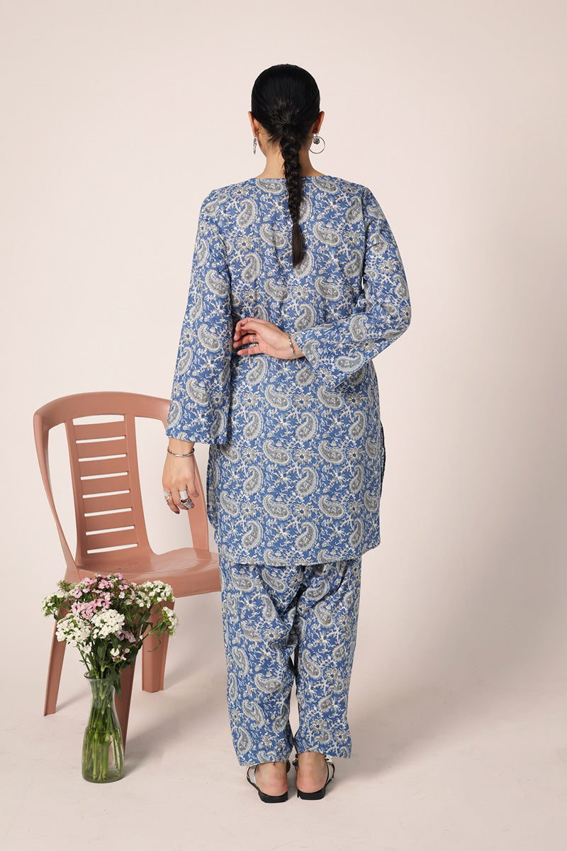 Kalamkari Pleated Dual-Set