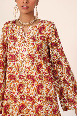 Kalamkari Pleated Dual-Set