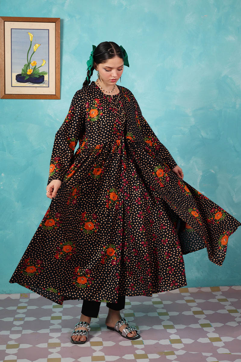 Serene Folk Garden Kurta