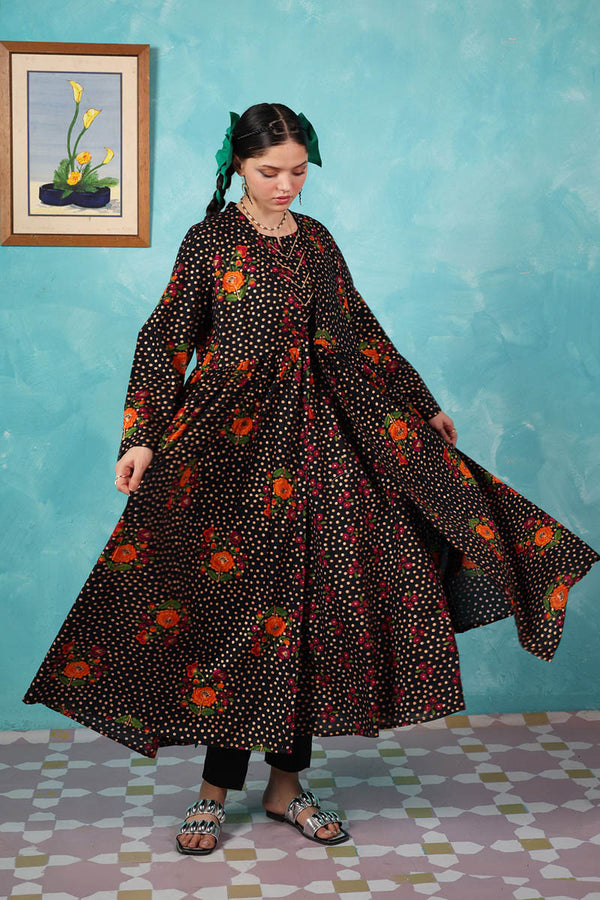 Serene Folk Garden Kurta