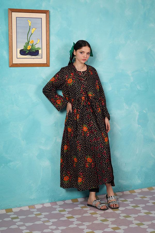 Serene Folk Garden Kurta