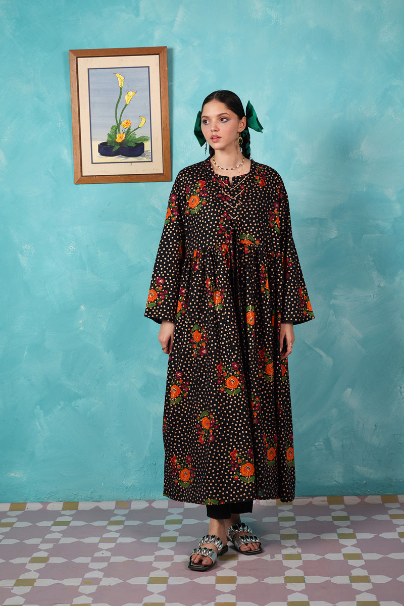 Serene Folk Garden Kurta