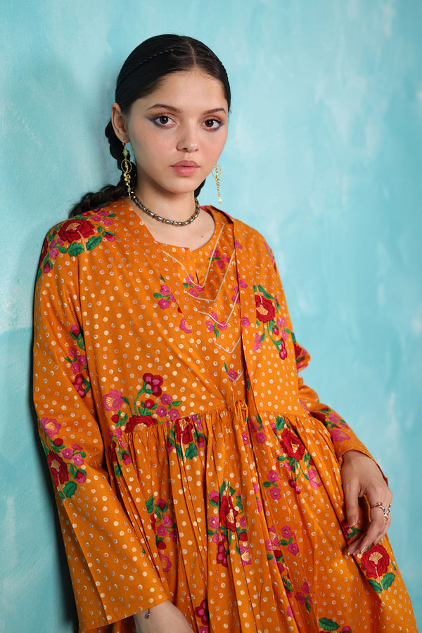 Serene Folk Garden Kurta
