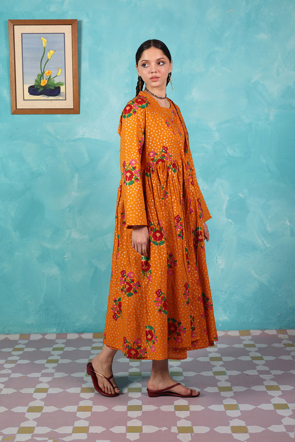 Serene Folk Garden Kurta