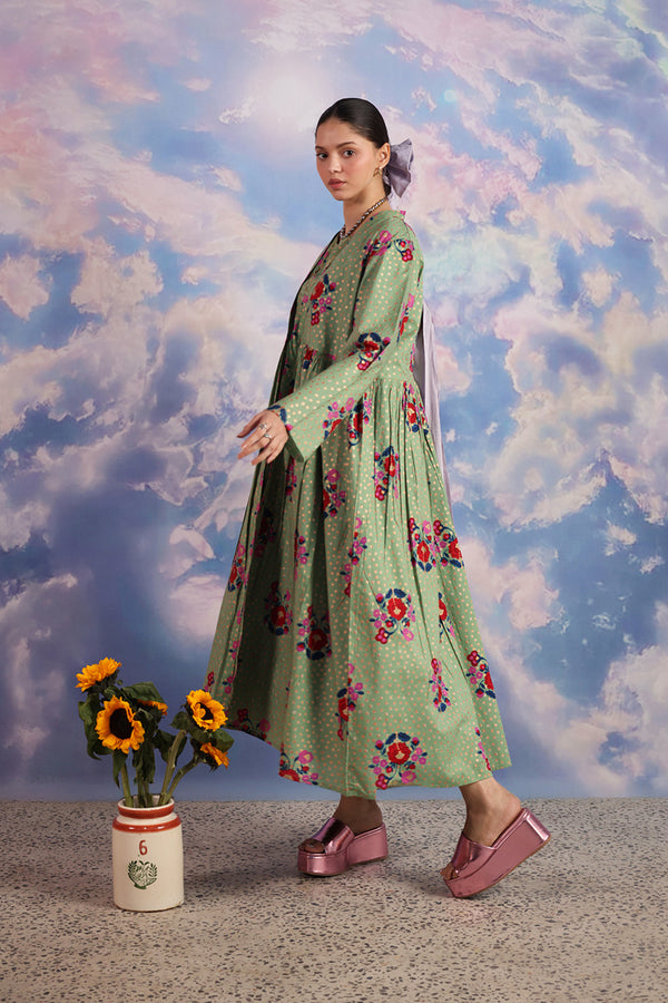 Serene Folk Garden Kurta