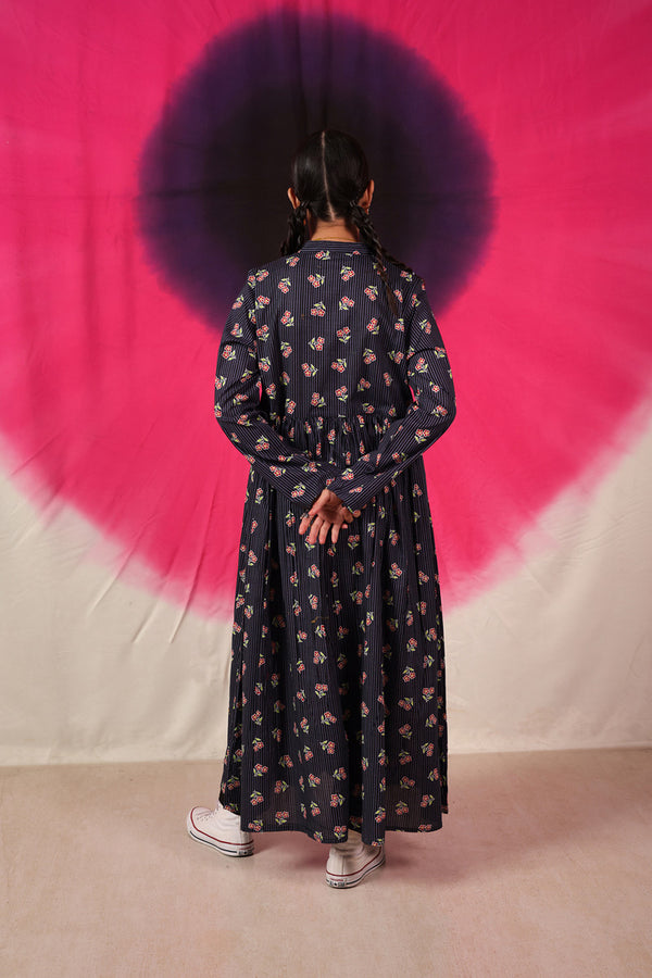 Phool Patti Flared Dress