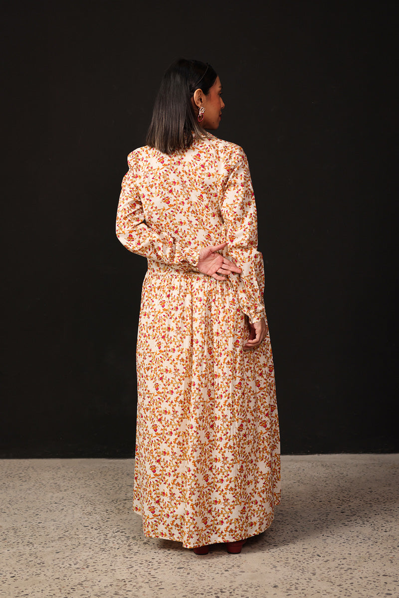 Kalamkari Baagh Button-Down Kurta