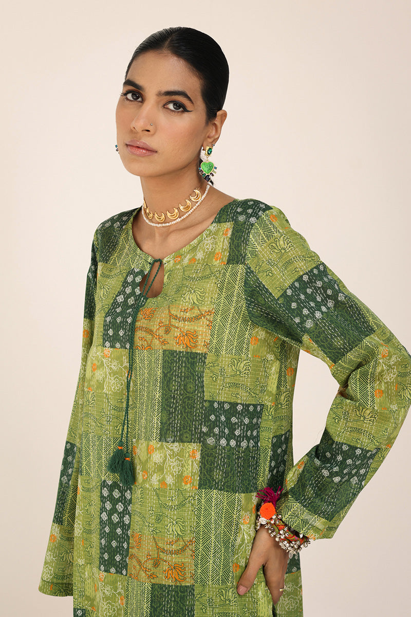Patchwork Kantha Ensemble