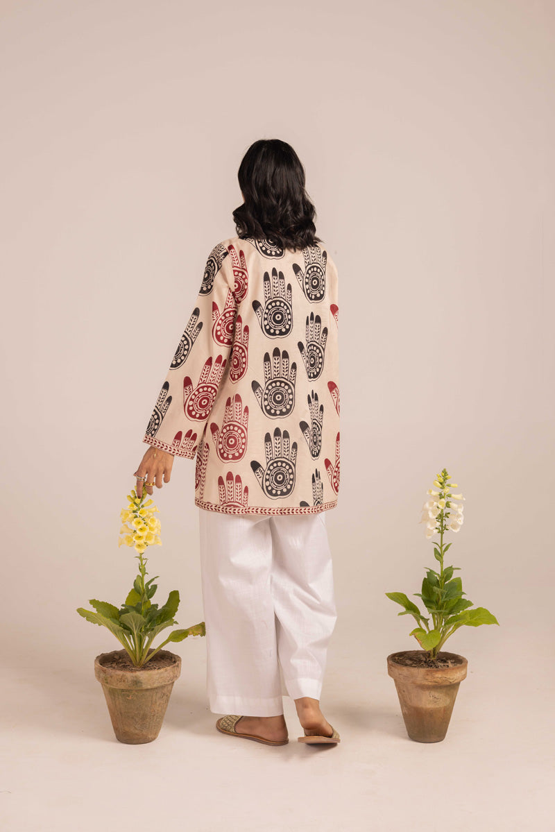Mehndi chaap Kurta