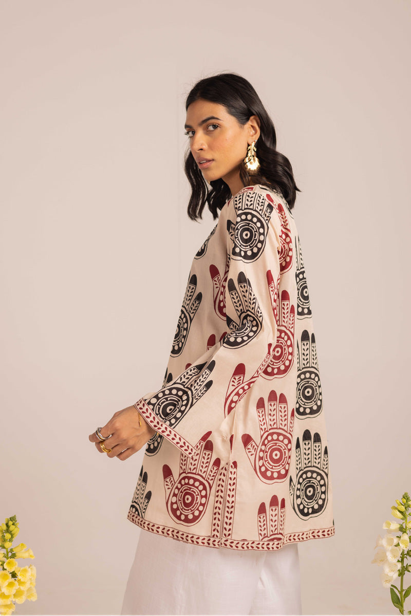 Mehndi chaap Kurta