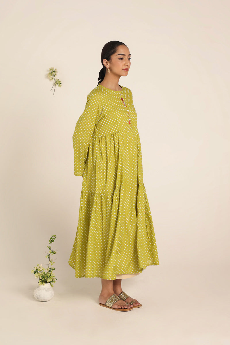 Gardenia Cascade Frock