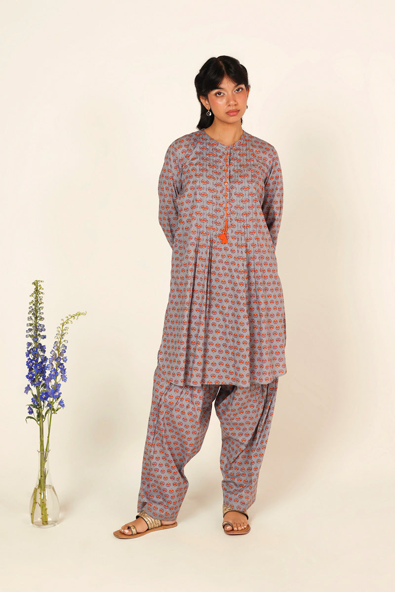 Rang Mahal Pleated Ensemble