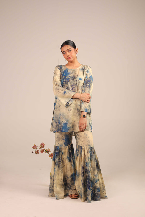 Splash Tastic Gota Glint Gharara Set