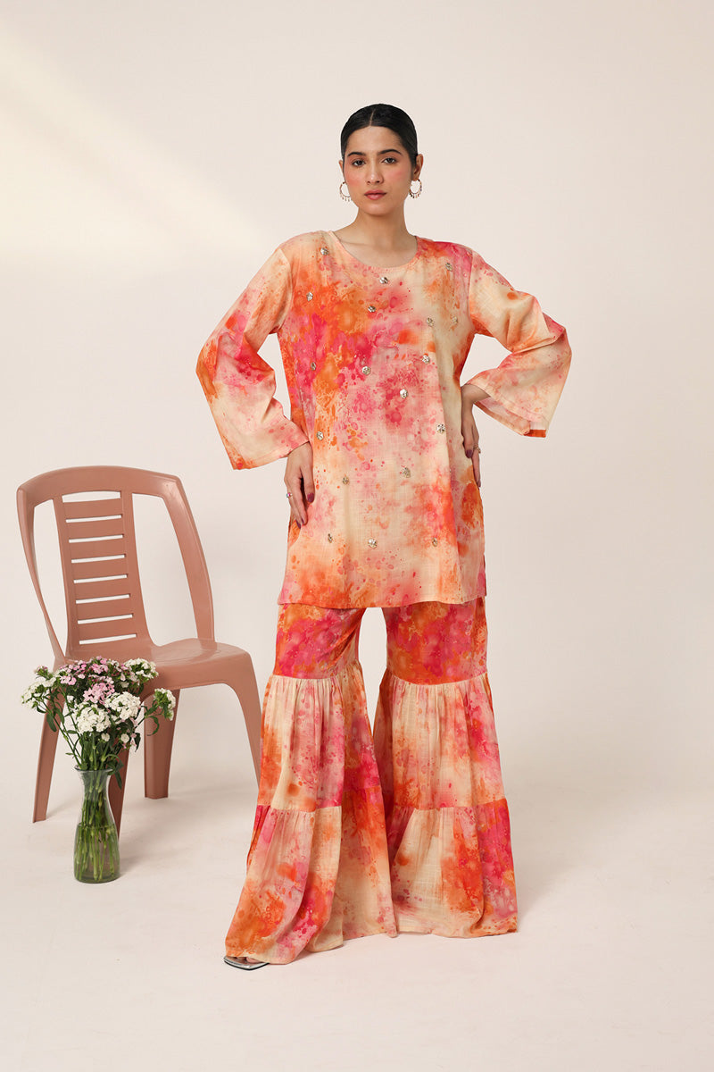 Splash Tastic Gota Glint Gharara Set