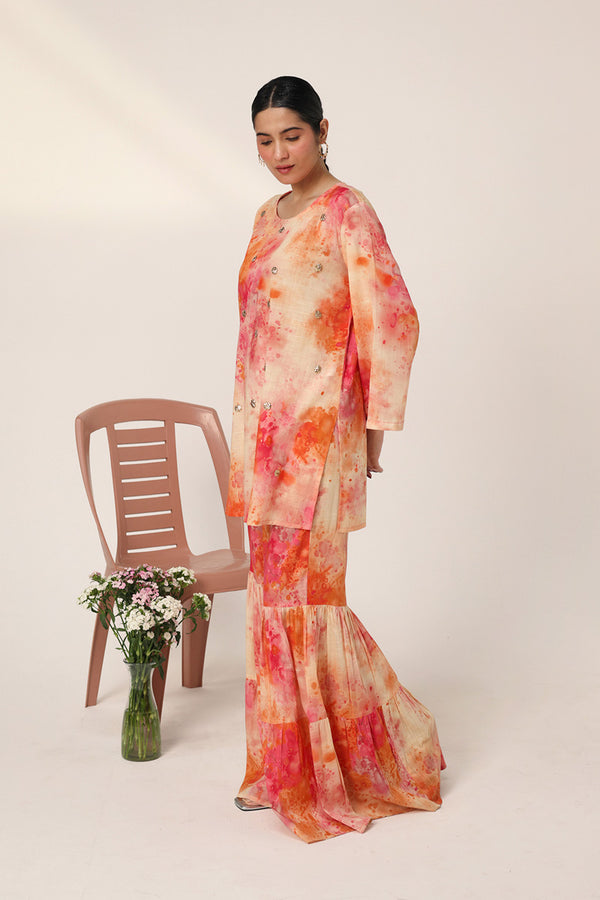 Splash Tastic Gota Glint Gharara Set