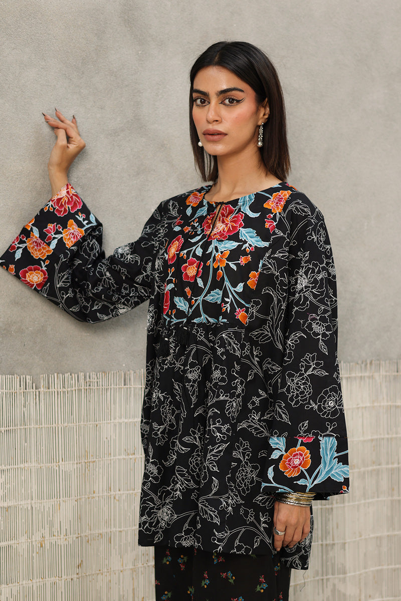 Chintz Garden Flare Peplum