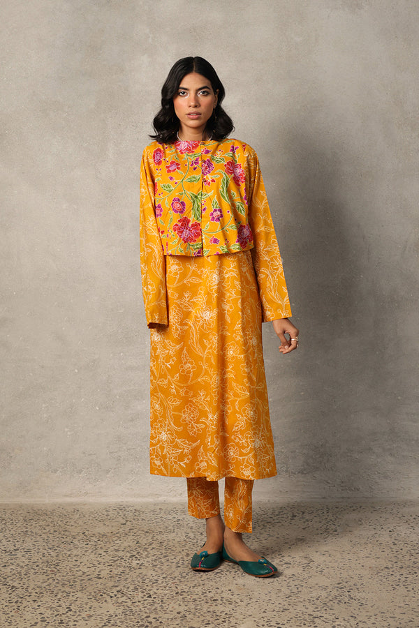 Chintz Garden Koti Ensemble