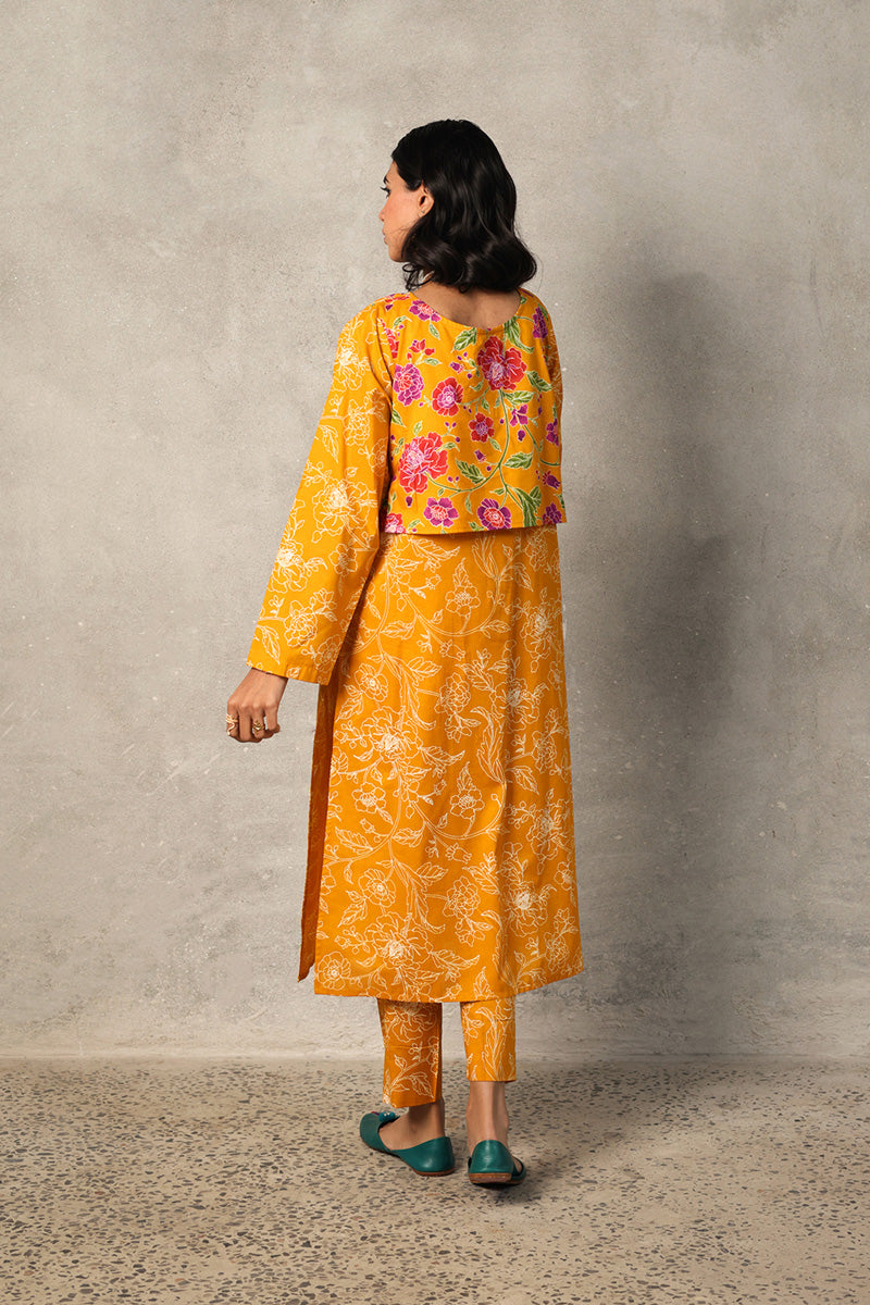 Chintz Garden Koti Ensemble