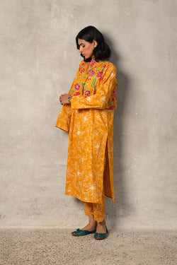 Chintz Garden Koti Ensemble