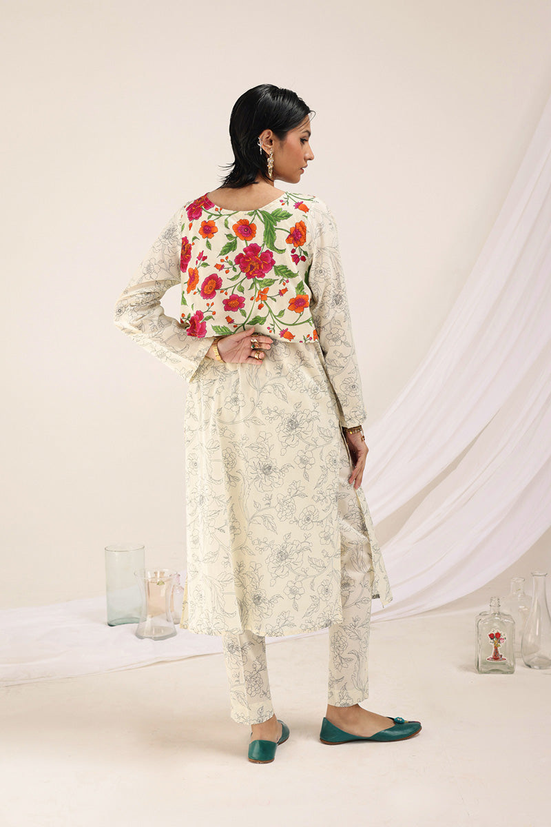 Chintz Garden Koti Ensemble