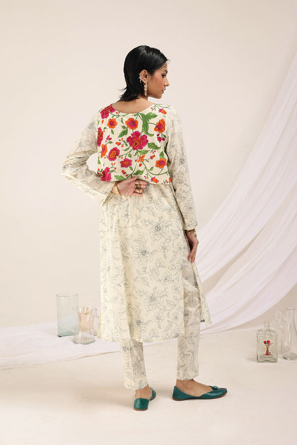 Chintz Garden Koti Ensemble
