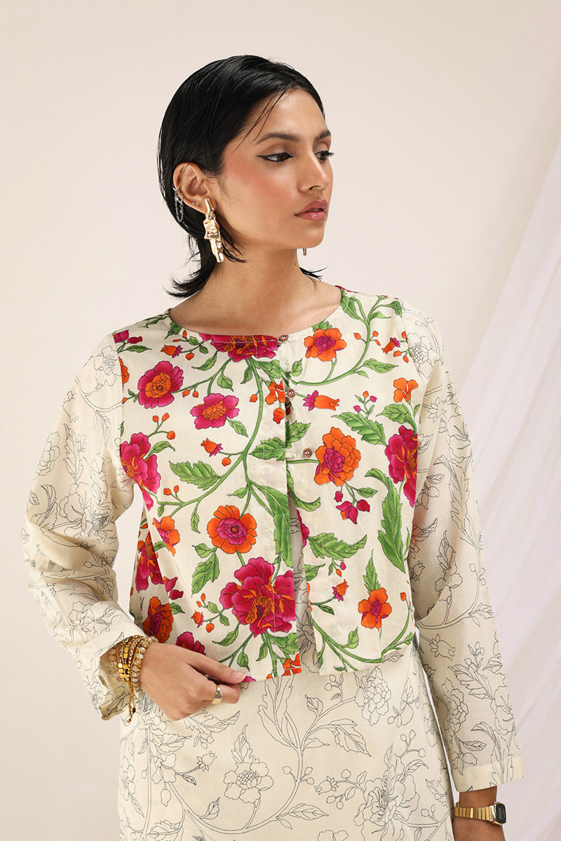 Chintz Garden Koti Ensemble
