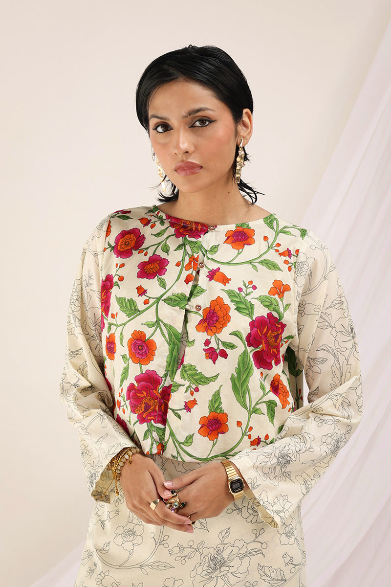 Chintz Garden Koti Ensemble
