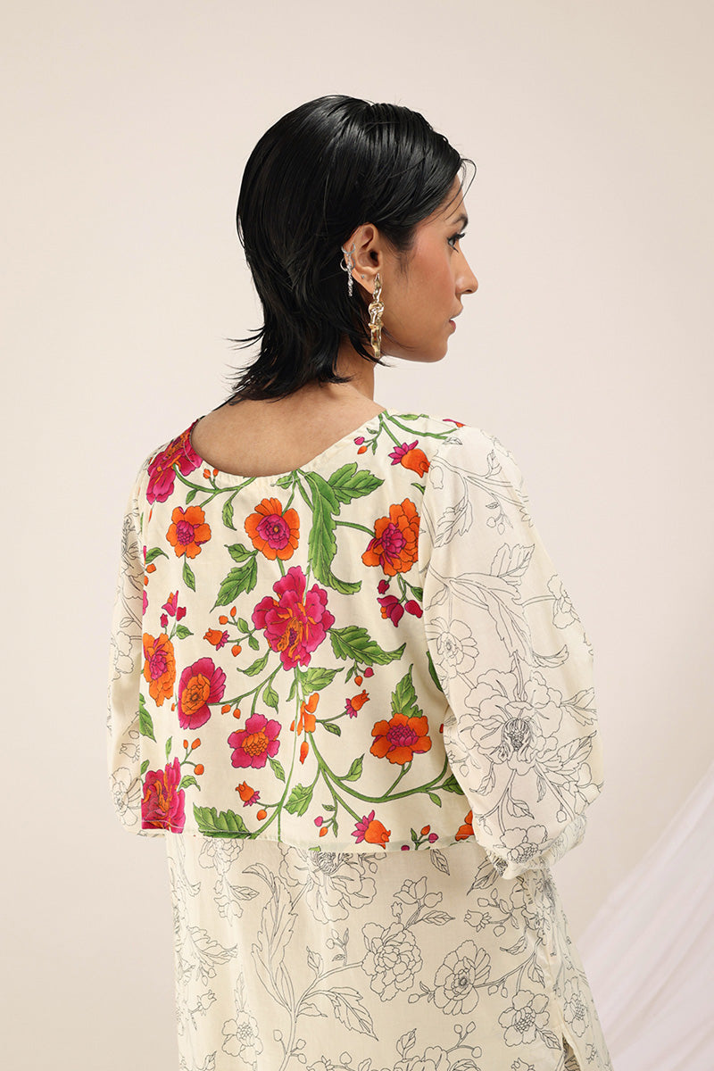 Chintz Garden Koti Ensemble