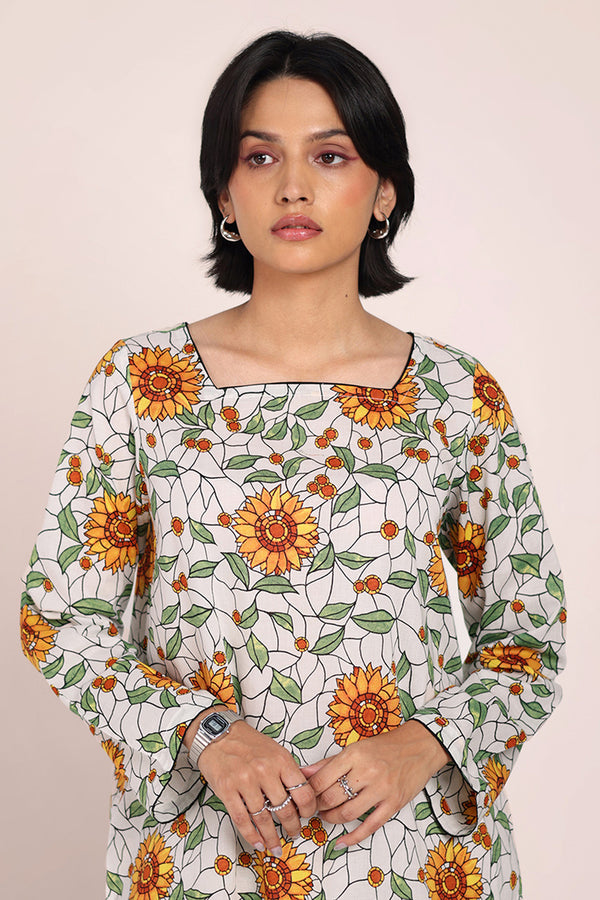Sunflower Stained Glass Grace Duo