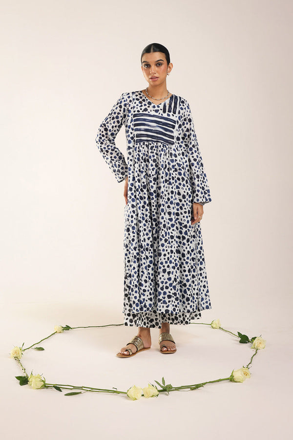 Brush Strokes Art Kurta