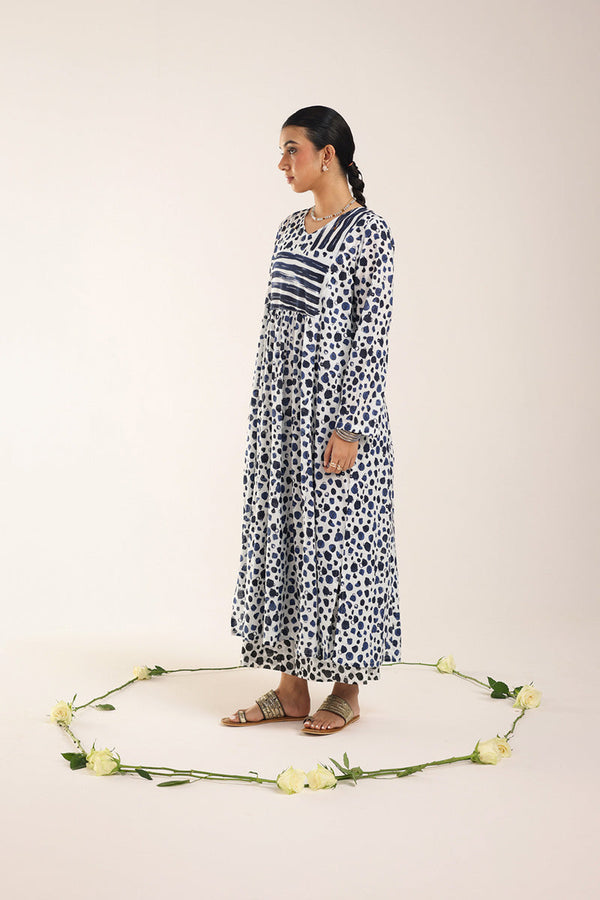 Brush Strokes Art Kurta